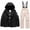 Black+Pink, variant on MAIHAN-Kids Winter Warm Snowsuit Outfit - Boys Girls Thermal Ski Jacket and Pants Set, Windproof Snowsuit for Cold Weather, Ideal for Skiing and Snow Play(Black Beige,8-9Years)