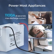 Renogy 12V Deep Cycle AGM Automotive Battery, Top Post