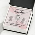 thumbnail image 3 of To My Bonus Daughter My World is a Brighter Place Forever Necklace w Message Card, 3 of 20