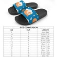 thumbnail image 2 of GZHJMY Stylish Slides for Women Men, Sleeping Fox Soft Flexible Slip-on Sandals Slippers, 2 of 7