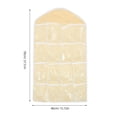 thumbnail image 2 of OULII Over Door Storage Hanging Organizer Nylon Beige 1Set For Kitchen, 2 of 8