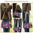thumbnail image 4 of FORMRS Womens Shoulder Bag with Chain Strap Clutch Purse Cute Tote Handbag, Colorful Art Leaves Pattern, 4 of 7
