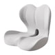 thumbnail image 1 of Cojín de espuma viscoelástica para asiento de coche, antideslizante, lavable, ortopédico, para coxis y columna vertebral. Gris claro, 1 of 8