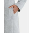 thumbnail image 5 of Time and Tru Women's and Women's Plus Faux Wool Boyfriend Coat, Sizes XS-2X, 5 of 6