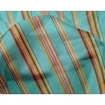 thumbnail image 3 of oneOone Tissu Tabby en Soie Rayé Multicolore Tissu Imprimé 1 Yard 42 Pouces de Large, 3 of 3