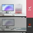 thumbnail image 5 of INTIGE 9-Tier Metal Paper Tray Desk Organizer with Handles, Desk Letter Organizer, White, 1 Piece, 5 of 5