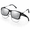 A05 Black/Silver, variant on Polarized Fit Over Glasses Oversized Square Sunglasses, A06 Black/Pink, UV400 Protection
