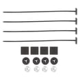 thumbnail image 3 of Miangastore 1 Set Universal Car Fan Mounting Kit Radiator Fan Zip Ties Transmission Cooler Installation Kit Radiator Fan Mounting Accessories, 3 of 8
