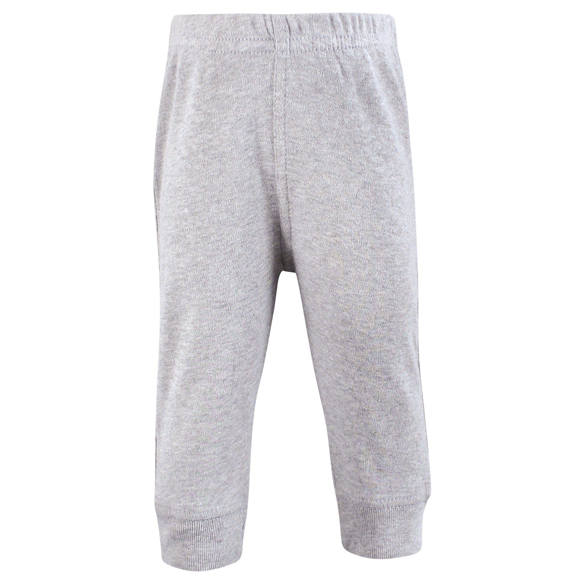 Hudson Baby Cotton Pants and Leggings, Charcoal Teal Blue, 6-9 Months