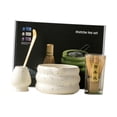 thumbnail image 2 of Set de matcha, tazón de matcha con boquilla, herramientas japonesas de fabricación de té, regalo de matcha, portavasos de cerámica kit de matcha Blanco 4 piezas, 2 of 8