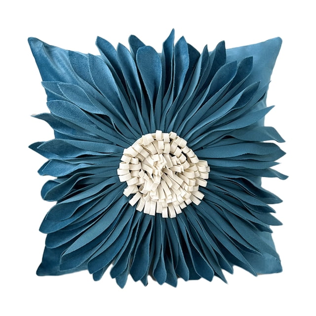 Birdeem Housse de Coussin Fleur Tournesol Léger Sable Cheveux Housse de Coussin de Bureau