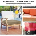 thumbnail image 5 of Waterproof Patio Cushion Covers ONLY Cover 24x24x4 inch 4 Pack Replacement Non-Slip Outdoor Seat Cushion Slipcover with Zipper. Camel, 5 of 8