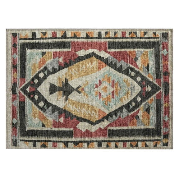 Dalyn Rugs Machine Washable Indoor/Outdoor Chantille Red 1'8" x 2'6" Rug