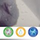 thumbnail image 5 of Cortina de ducha antimoho, cortina de baño impermeable, cortina de ducha de poliéster malva, cortina de baño de tela lavable a máquina con ganchos para baño, 180x180cm, 5 of 5