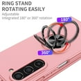 thumbnail image 4 of ELEHOLD Slim Case for Samsung Galaxy Z Fold 7 Rugged Case with Metal Ring Holder Kickstand Support Magnetic Car Mount Holder Shockproof Case for Samsung Galaxy Z Fold 7,Pink, 4 of 9