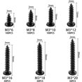 thumbnail image 2 of Paquete de 500 Tornillos autoperforantes TUNC M3 negros, 2 of 5