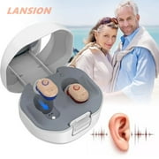 Lansion Sound Amplifier, Rechargeable and Lightweight, pair