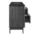 thumbnail image 4 of Modway Render 47.5" Plastic Wood Single Sink Bathroom Vanity in Charcoal/Black, 4 of 4