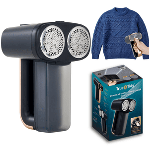 True & Tidy Dual Head Digital Fabric Shaver With Light Black