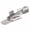 Silver 1-1/2 to 9/16 in, variant on LAZIOEGR Industrial Sewing Machine Binder Binding Attachment Folder Curved Metal Edge Stitcher Hemmer Tool 1-3/8 to 1/2 inches (3.5 to 1.3 cm) for Crafts