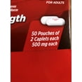 thumbnail image 6 of TYLENOL Extra Strength Pain Reliever & Fever Reducer Caplets, Two-Pack, 50 ea (Pack of 2), 6 of 7