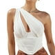 thumbnail image 4 of SAYOO Chaleco de un solo hombro para mujeres SAYOO moda, 4 of 7