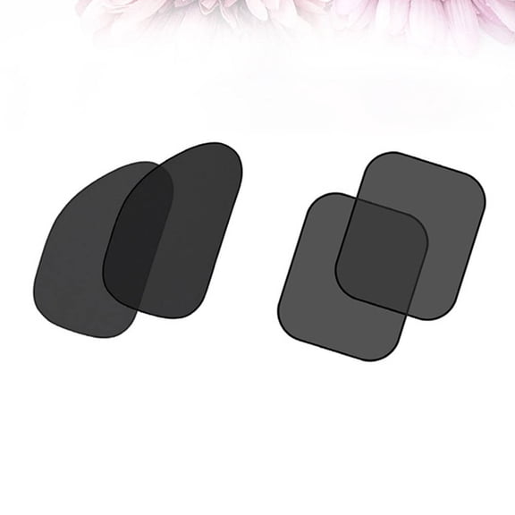 OUNONA 4Pairs Car Accessories Black Window Shade Sun Block with Suction Cups for Suv Vehicles