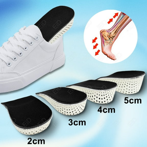 2-5cm Height Increase Insoles for Men Women Shoes Flat Feet Arch Support Orthopedic Insoles Sneakers Heel Lift Shoe Pads Height 3cm