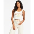 thumbnail image 3 of Billabong Women's X Ron Jon Surf Shop Know The Way Cropped Tank Top Tee T-Shirt (X-Small, White), 3 of 5