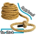 thumbnail image 6 of Franklin Sports Field Day Tug of War Rope, 20ft Long, Natural Jute, for Kids and Adults, 6 of 12