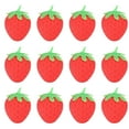 thumbnail image 2 of Juguete antiestrés de frutas Jadeshay 12 piezas juguete antiestrés de fresa, 2 of 14