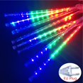 thumbnail image 3 of Guirnalda de luces LED de lluvia de meteoritos de 30/50 cm, decoración navideña para exteriores, bodas, calles y jardines, 32/24/12 tubos, 3 of 5