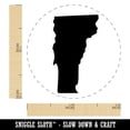 thumbnail image 2 of Vermont State Silhouette Self-Inking Rubber Stamp Ink Stamper - Black Ink - Mini 1/2 Inch, 2 of 7