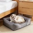 thumbnail image 4 of Cama para mascotas de tela impermeable de cuatro estaciones para perros y gatos, base antideslizante, alfombra portátil para dormir de interior y exterior para mascotas, 55x45 cm, 4 of 6
