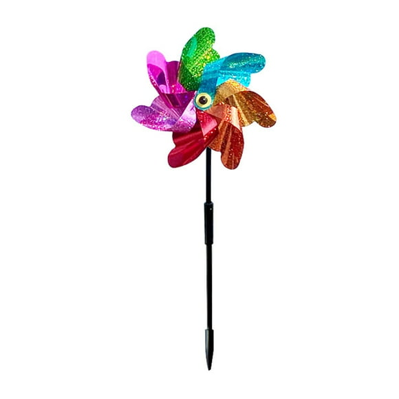 Windmill Protect Garden Lawn Flower Sparkly Pinwheels 10PCS Event Decoration Gardening Supplies Outdoor Bird Repellent