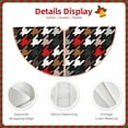 thumbnail image 3 of Sikiie Houndstooth Green Red Nativity Christmas Tree Skirt, Jesus Christian Winter Holiday Tree Mat Decoration(30-48IN)30", 3 of 6