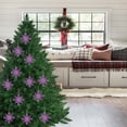 thumbnail image 2 of Xihbxyly Adornos Navideños de 10 Cm, Copo de Nieve de Plástico, Decoración para Árbol de Navidad, Colgante de Copo de Nieve Hueco., 2 of 7
