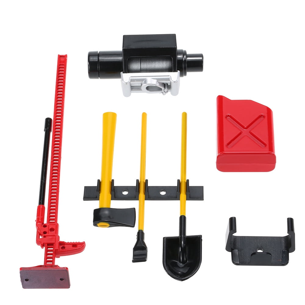 6Pcs 10008 RC Decoration Tool Set Kit RC Accessories for 1:10 RC Rock Crawler 6Pcs 10008 RC Decoration Tool Set Kit RC Accessories for 1:10 RC Rock Crawler