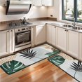 thumbnail image 3 of Kitchen Rugs Sets Of 2,Green Boho Plant Pattern Anti Fatigue Kitchen Mat Rugs Non Slip Washable,Decorative Kitchen Floor Mats for Kitchen,Sink,Laundry,17"x47"+17"x47", 3 of 5