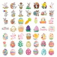 thumbnail image 2 of CCOCC 2026 New Easter Stickers 50Pcs 100Pcs Happy Easter Day Stickers Easter Bunny Rabbits Eggs Waterproof Stickers for Laptop Water Bottle Phone Skateboard Stickers for Adults Teens Boys Girls Kids, 2 of 6