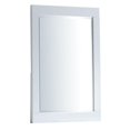 thumbnail image 1 of Benjara BM235476 27 in. Contemporary Wooden Frame Rectangular Mirror, White, 1 of 5