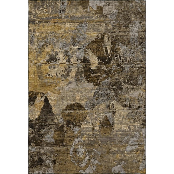 Luxury Washable Trevi TV15 Mocha 8' x 10' Rug