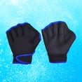 thumbnail image 4 of Guantes de entrenamiento de natación Guantes de neopreno con dedos palmeados para ejercicio de adultos (M), 4 of 9