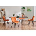 thumbnail image 2 of YOUNIKE Upholstered Dining Chairs Set of 4 PU Leather Wingback Modern Kitchen Dining Room Chair, Camel, 2 of 6