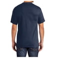 thumbnail image 2 of Men's Core Blend Cotton/Polyester Pocket Tee Navy Small, 2 of 4