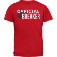 thumbnail image 1 of Official Heart Breaker Red Adult T-Shirt, 1 of 1
