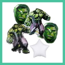 Hulk Smash Balloon Bouquet - 5 Piece Party Decoration Set