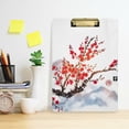 thumbnail image 6 of FMSHPON Cherry Blossom Clipboard Hardboard Wood Nursing Clip Board and Pull for Standard A4 Letter 13x9 inches, 6 of 8