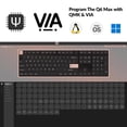 thumbnail image 3 of Teclado Keychron Q6 Max inalámbrico RGB con switches rojos, 3 of 9