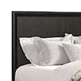 thumbnail image 3 of Kaira Queen Size Bed, Metal Accents, Espresso Brown Solid Rubberwood, 3 of 3